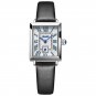 Leather white_2021  Brand SUNKTA Women Watches Fashion Square Ladies Quartz Watch Bracelet Set Dial 