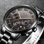 black rose blue S_2022 Fashion Mens Watches Top Brand Luxury Business Watch For Men Stainless Steel 