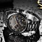 rose gold blue S_2022 Fashion Mens Watches Top Brand Luxury Business Watch For Men Stainless Steel W