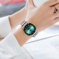Rose gold blue_2020 Luxury Ladies Watch Women Waterproof Rose Gold Steel Strap Women Wristwatch Top