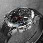 Silver_FOX Sport Mens Watches Top Brand Luxury Dual Display Quartz Watch For Men Military Waterproof