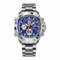 White_FOX Sport Mens Watches Top Brand Luxury Dual Display Quartz Watch For Men Military Waterproof 