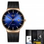 Rose gold blue_Sports Date Mens Watches Top Brand Luxury Waterproof Fashion Cool Watch Men Ultra Thi