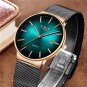 Rose gold green_Sports Date Mens Watches Top Brand Luxury Waterproof Fashion Cool Watch Men Ultra Th