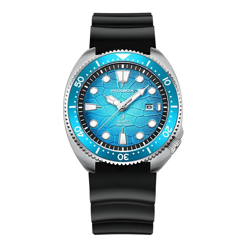 Silver blue_Mens Watches for Men Top Brand Luxury Fashion Silicone Sport Watch Men Quartz Date Clock