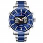 Full Blue_Watches For Men Luxury Brand Sport Quartz Wristwatch Waterproof Military Digital Clock Ste