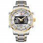 Gold White_Watches For Men Luxury Brand Sport Quartz Wristwatch Waterproof Military Digital Clock St