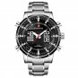 Silver Black_Watches For Men Luxury Brand Sport Quartz Wristwatch Waterproof Military Digital Clock 