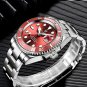 Gold green_2023   Watch Men Automatic Mechanical Tourbillon Clock Fashion Sport Diving Watch 100ATM 