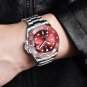 Silver blue_2023   Watch Men Automatic Mechanical Tourbillon Clock Fashion Sport Diving Watch 100ATM