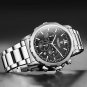 All black_2023   Wrist Watch Men Waterproof Chronograph Military Army Stainless Steel Male Clock Top