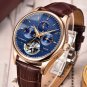 Gold blue Upgrade_6826 Plus Brand Classic Men Retro Watches Automatic Mechanical Watch Tourbillon Cl