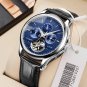Silver blue Upgrade_6826 Plus Brand Classic Men Retro Watches Automatic Mechanical Watch Tourbillon 