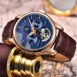 Silver blue Upgrade_6826 Plus Brand Classic Men Retro Watches Automatic Mechanical Watch Tourbillon