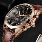 Gold blue steel_2023 Watches Men Brand Luxury Watch For Men Waterproof Chronograph Quartz Clock Fas
