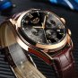 Gold white steel_2023 Watches Men Brand Luxury Watch For Men Waterproof Chronograph Quartz Clock Fa