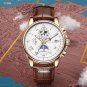 Silver white 3_Watches Mens 2022 Top Brand Luxury Casual Leather Quartz Men's Watch Business Clock