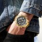 Black_Men Watch Top Luxury Brand Big Dial Sport Military Watches Mens Chronograph Quartz Wristwatch 