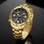 Blue_Men Watch Top Luxury Brand Big Dial Sport Military Watches Mens Chronograph Quartz Wristwatch D