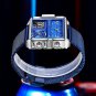 Silver Black_2022  Digital Sports Watches Top Luxury Brand Quartz Wristwatch Fashion Square Waterpro