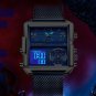 Silver Black_2022  Digital Sports Watches Top Luxury Brand Quartz Wristwatch Fashion Square Waterpro