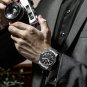 All black_2021  Top Brand Luxury Mens Watches Full Steel Watch Male Military Sport Waterproof Watch 