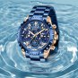 Gold black_2022 Military Waterproof Hollow Mens Watches Top Brand Sport Quartz Watch For Men Multifu