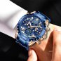 Gold black_2022 Military Waterproof Hollow Mens Watches Top Brand Sport Quartz Watch For Men Multifu