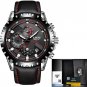 leather black_2022  Men Watch Fashion Quartz Watch Mens Top Brand Luxury All Steel Business Waterpro