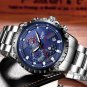 leather white_2022 Men Watch Fashion Quartz Watch Mens Top Brand Luxury All Steel Business Waterpro
