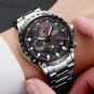leather white_2022 Men Watch Fashion Quartz Watch Mens Top Brand Luxury All Steel Business Waterpro