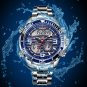 Blue_2023 Brand Fox Digital Mens Watches Top Luxury Sport Quartz Wristwatch For Men All Steel Milit