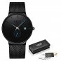 Black blue_Quartz Clock Sports Men Watch Top Brand Luxury Famous Dress Fashion Watches Male Unisex U