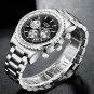 Rose gold black L_2023 Top Brand Luxury Men Watch Quartz Man Watches Waterproof Luminous Watch for