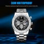 Rose gold white S_2023   Top Brand Luxury Men Watch Quartz Man Watches Waterproof Luminous Watch for