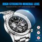 Silver black L_2023 Top Brand Luxury Men Watch Quartz Man Watches Waterproof Luminous Watch for Me
