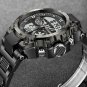 Gold_Digital Men Military Watch 50m Waterproof Wristwatch LED Quartz Clock Sport Watch Male Big Watc