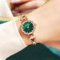 Rose gold white_2021 Fashion High-end Watch for Women Diamond Mirror Top Brand Luxury Tungsten Steel