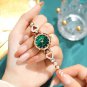 Rose gold white_2021 Fashion High-end Watch for Women Diamond Mirror Top Brand Luxury Tungsten Steel