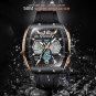 Silver white_Luxury LCD Display Men Wristwatches Luminous Sport Man Watch Waterproof Military Quartz