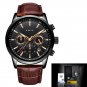 All black L_Mens Watches Top Brand Luxury Leather Casual Quartz Watch Men Military Sport Waterproof