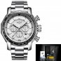 Silver white_2020 Top Brand Luxury Mens Watches Full Steel Watch Male Military Sport Waterproof Wat