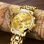 Silver white_Mens Watches Top Brand Luxury Fashion Quartz Gold Watch Men's Business Stainless Steel 