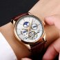 Gold blue Upgrade_2022 Mens Watches Automatic Mechanical Watch Tourbillon Sport Clock Leather Casua
