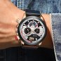 Gold black_2022 Fashion Mens Leather Quartz Watch For Men Top Brand Luxury Wristwatch Waterproof Sp