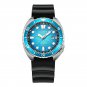 Silver blue_Men Watch Fashion Silicone Strap 30m Waterproof Watches Luminous Hand Sport Watch Rotati