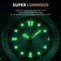 Silver brow_Men Watch Fashion Silicone Strap 30m Waterproof Watches Luminous Hand Sport Watch Rotati
