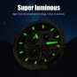Black green_2023 Mens Watches Top Brand Stainless Steel Hollow Sports Waterproof Quartz Watch Men M