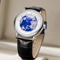 Gold black_Quartz Men Watches Leather Strap Male Wristwatches Top Luxury Brand Luminous Date Week Bu
