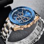 Silver black S_2021 Pilot Mens Watches Fashion Waterproof Quartz Gold Watch Men Top Brand Luxury St